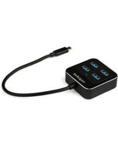 StarTech.com 4-Port USB-C Hub - USB C to USB 3.1 Gen 2 Hub - 10Gbps - Bus Powered - USB Type C Hub 4x USB-A Ports - Turn your laptops USB-C port into four USB Type-A ports with data transfer speeds of 10Gbps - USB-C hub with 4x USB-C to USB-A ports