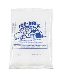 Ice-Brix Cold Packs, 6 oz, 5 1/2in x 4in x 3/4in, Box Of 48