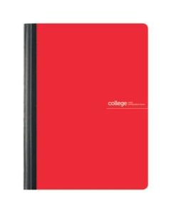 Office Depot Brand Poly Composition Book, 7 1/2in x 9 3/4in, College Ruled, 80 Sheets, Red