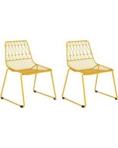 Ace Childrens Wire Activity Chairs, Orange, Set Of 2 Chairs