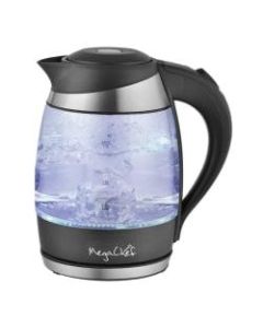 MegaChef 1.8-Liter Electric Tea Kettle, Silver