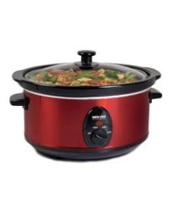 Better Chef Slow Cooker, 7.9 Qt., Red