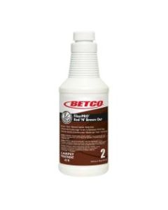 Betco FiberPRO Red "n Brown Out Carpet Treatment, 16 Oz Bottle, Case Of 12