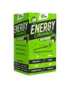 Turbo Truffles Energy Chocolate Mint Madness Truffles, Box Of 50 Truffles