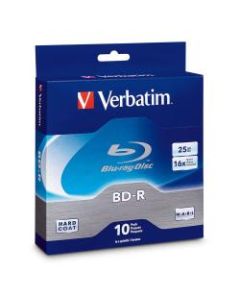 Verbatim BD-R 25GB 16X Disc Spindle, Box Of 10