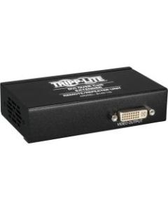 Tripp Lite DVI over Cat5/Cat6 Remote Video Extender Repeater 1920 x 1080 175ft - 1 Input Device - 2 Output Device - 175 ft Range - 2 x Network (RJ-45) - 1 x DVI InDVI Out - Full HD - 1920 x 1080 - Twisted Pair - Category 5 - TAA Compliant