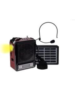 Technical Pro WASPSOLAR100 Wireless Amplifier Speaker, Solar, Red