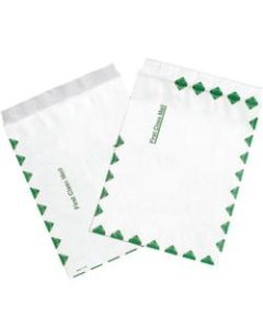 Tyvek Envelopes, 9in x 12in, End Opening, First-Class White, Pack Of 100