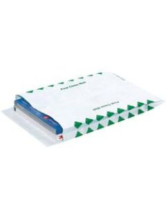 Tyvek Envelopes, Expandable, 10in x 13in x 1 1/2in, End Opening, First-Class White, Pack Of 100