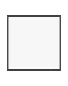 U Brands Magnetic Dry-Erase Whiteboard, 36in x 36in, Aluminum Frame With Black Finish