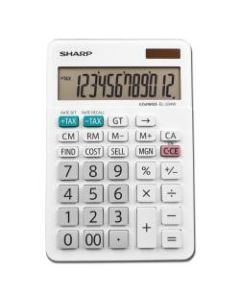 Sharp White Series Desktop Calculator, EL-334WB