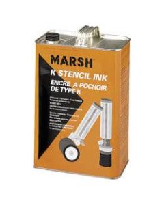 Marsh Black Stencil Ink, Gallon