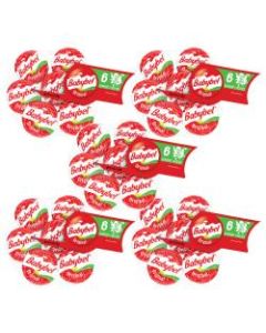 Babybel Mini Original Cheese Wheels, 1 Oz, 6 Wheels Per Pack, Case Of 5 Packs