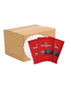 Community Coffee Arabica Single-Serve Coffee Packets, Signature Blend, Carton Of 40