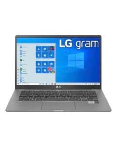 LG gram Ultra-Slim Laptop, 14in Screen, Intel Core i7, 16GB Memory, 512GB Solid State Drive, Wi-Fi 6, Windows 10, Dark Silver, 14Z90N-U.AAS7U1