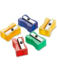 Acme United Plastic Manual Pencil Sharpener - 1 Hole(s) - Plastic - Assorted