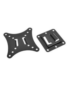 SIIG CE-MT0012-S1 Fixed LCD TV/Monitor Wall Mount Bracket For TVs Up to 24in, 4 7/8inH x 4 7/8inW x 5/8inD, Black