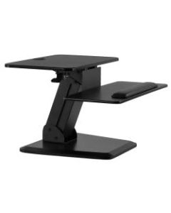 Mount-It! MI-7916 Sit-Stand Desk Converter, 6-1/2inH x 33inW x 8inD, Black