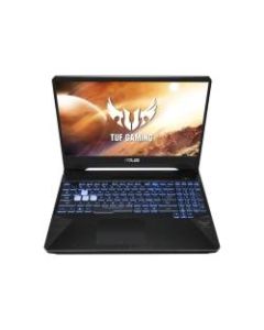 ASUS TUF505DT RB73 - Ryzen 7 3750H / 2.3 GHz - Win 10 Home 64-bit - 8 GB RAM - 256 GB SSD NVMe + 1 TB HDD - 15.6in 1920 x 1080 (Full HD) - GF GTX 1650 / Radeon RX Vega 10 - Bluetooth, Wi-Fi - gold steel