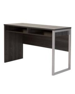 South Shore Interface Desk, Gray Oak