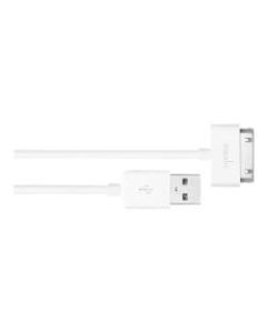 moshi - Charging / data cable - USB male to Apple Dock male - 2.8 ft - white - for Apple iPad/iPhone/iPod (Apple Dock)