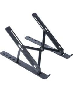 DAC Portable and Adjustable Laptop/Tablet Stand - Notebook, Tablet, Cell Phone Support - Aluminum Alloy - Black