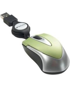 Verbatim Mini Travel Optical Mouse, Green