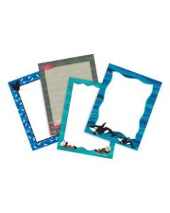 Barker Creek 4-Design Computer Paper Set, Letter Paper Size, Sea & Sky, 200 Sheets
