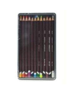 Derwent Coloursoft Pencil Set, Assorted Colors, Set Of 12 Pencils
