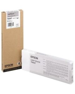 Epson T6067 - 220 ml - light black - original - ink cartridge - for Stylus Pro 4800, Pro 4880
