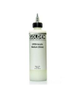 Golden OPEN Acrylic Mediums, Fluid Medium, Gloss, 8 Oz