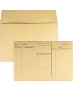 Quality Park Attorneys File Style Fold Flap Envelope - Document - 14 3/4in Width x 10in Length - 100 / Box - Buff