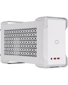 Line Cooler Master MasterCase NC100 Computer Case - Ultra Compact - White - Steel, ABS Plastic - 2 x 3.62in x Fan(s) Installed - 1 - Power Supply Installed - NUC (UCFF) Motherboard Supported - 2 x Fan(s) Supported