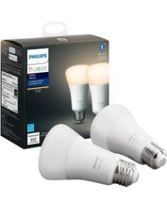 Philips 2-pack E26 - 10 W - 60 W Incandescent Equivalent Wattage - 120 V AC - 800 lm - A19 Size - Soft White Light Color - E26 Base - 25000 Hour - 4400.3 deg.F (2426.8 deg.C) Color Temperature - 80 CRI - 270 deg. Beam Angle