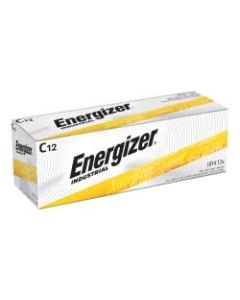 Energizer Industrial C Alkaline Batteries, Pack Of 12