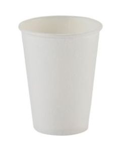 Dixie PerfecTouch Insulated Paper Hot Cups - 10 fl oz - 1000 / Carton - White - Paper - Beverage, Hot Drink