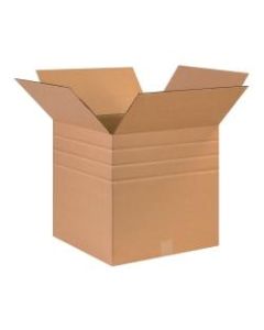 Office Depot Brand Multi-Depth Corrugated Cartons, 17in x 17in x 17in, Kraft, Pack Of 25