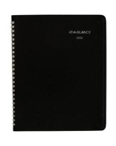 AT-A-GLANCE DayMinder Monthly Planner, 7in x 8-3/4in, Black, January To December 2022, G40000