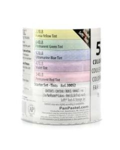 PanPastel Starter Set, Tints, Assorted Colors, Set Of 5