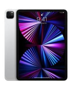 Apple iPad Pro (3rd Generation) Tablet - 11in - 16 GB RAM - 1 TB Storage - iPadOS 14 - 5G - Silver - Apple M1 SoC Octa-core - 2388 x 1668 - Cellular Phone Capability - 12 Megapixel Front Camera - 9 Hour Maximum Battery