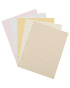 Pacon Printable Multipurpose Card Stock, Letter Size, 65 Lb, Assorted Parchment Colors, Pack Of 100 Sheets