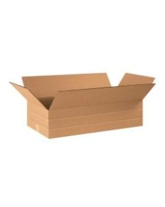 Office Depot Brand Multi-Depth Corrugated Cartons, 6in x 24in x 12in, Kraft, Pack Of 20