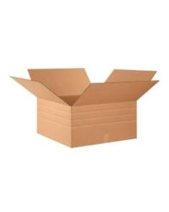 Office Depot Brand Multi-Depth Corrugated Cartons, 12in x 24in x 24in, Kraft, Pack Of 10