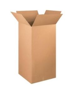Office Depot Brand Tall Boxes, 24in x 24in x 48in, Kraft, Pack Of 10