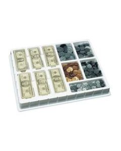 Educational Insights Play Money Coins And Bills Deluxe Set, 16inH x 12inW x 1 1/2inD, Kindergarten - Grade 5