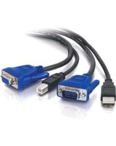 C2G 6ft USB 2.0 + SXGA KVM Cable - 6ft - Black