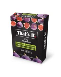 Thats It Fruit Bars, Probiotic Fig, 1.2 Oz, Pack Of 12 Bars