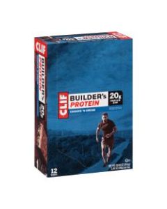 Clif Builders Protein Bar Cookies & Creme 2.4 oz, 12 Count