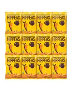 HIPPEAS Organic Chickpea Puffs Nacho Vibes, 1.5 Oz Bags, Pack Of 12 Bags