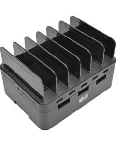 Tripp Lite 5-Port USB Fast Charging Station Hub/ Device Organizer 12V4A 48W - 48 W Output Power - 120 V AC, 230 V AC Input Voltage - 5 V DC Output Voltage - 2.40 A Output Current